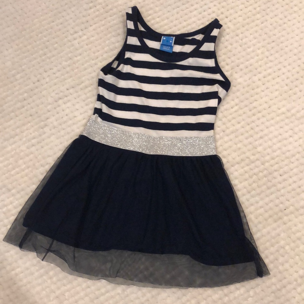 Tulle Striped Dress